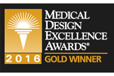 Medical Design Excellence Awards Gold Winner 2016